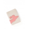 'En L'Air Voyage Lièvre' Nappa Leather passport Holder Cream