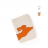 'En L'Air Voyage Lièvre' Nappa Leather passport Holder Cream