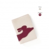 'En L'Air Voyage Lièvre' Nappa Leather passport Holder Cream