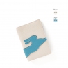 'En L'Air Voyage Lièvre' Nappa Leather passport Holder Cream