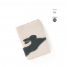 'En L'Air Voyage Lièvre' Nappa Leather passport Holder Cream