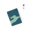 'En L'Air Voyage Lièvre' Nappa Leather Passport Holder Indigo