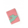 'En L'Air Voyage Lièvre' Nappa Leather Passport Holder Light Pink