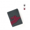 'En L'Air Voyage Lièvre' Nappa Leather Passport Holder Ardoise