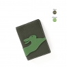 'En L'Air Voyage Lièvre' Nappa Leather Passport Holder Taiga