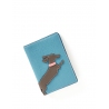 'En L'Air Voyage Téckel' Nappa Leather passport Holder Sky Blue