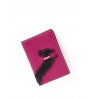 'En L'Air Voyage Téckel' Nappa Leather passport Holder DPink