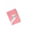 'En L'Air Voyage Téckel' Nappa Leather passport Holder Light Pink