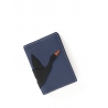 'En L'Air Voyage Oie' Nappa Leather passport Holder Navy Blue