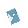 'En L'Air Voyage Oie' Nappa Leather passport Holder Sky Blue