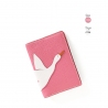'En L'Air Voyage Oie' Nappa Leather passport Holder Rose