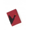 'En L'Air Voyage Oie' Nappa Leather passport Holder Red