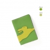 'En L'Air Voyage Lièvre' Nappa Leather Passport Holder Apple Green