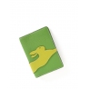 'En L'Air Voyage Lièvre' Nappa Leather Passport Holder Apple Green