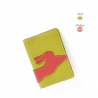 'En L'Air Voyage Lièvre' Nappa Leather Passport Holder Paille