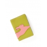 'En L'Air Voyage Lièvre' Nappa Leather Passport Holder Paille