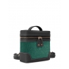 'Écrins Nacelle' Nappa Leather backpack Black & Fougère