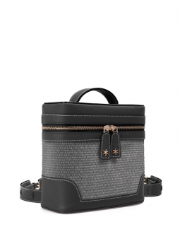 'Écrins Nacelle' Nappa Leather backpack Black & Rocher