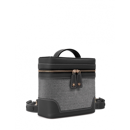 'Écrins Nacelle' Nappa Leather backpack Black & Rocher