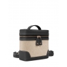 'Écrins Nacelle' Sac à dos Cuir Nappa Ébène & Crème
