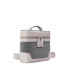 'Écrins Nacelle' Sac à dos Cuir Nappa Perle & Rocher