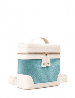 'Écrins Nacelle' Nappa Leather backpack Crème & Geai