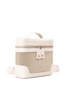 'Écrins Nacelle' Sac à dos Cuir Nappa Cream & Crème