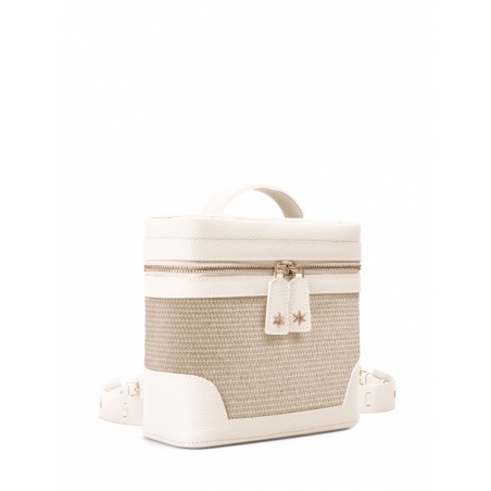 'Écrins Nacelle' Sac à dos Cuir Nappa Cream & Crème