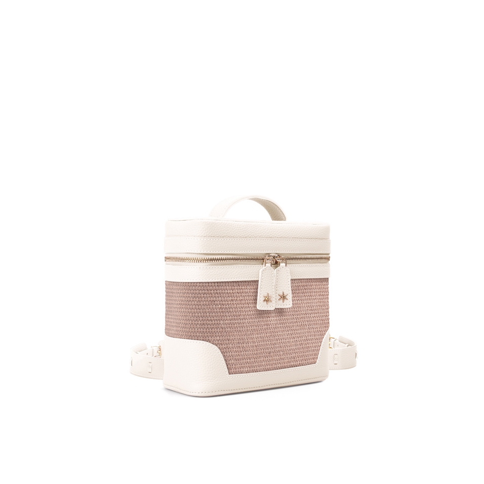 'Écrins Nacelle' Nappa Leather backpack Crème & Pèche