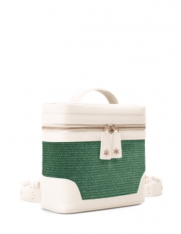 'Écrins Nacelle' Nappa Leather backpack Crème & Fougère