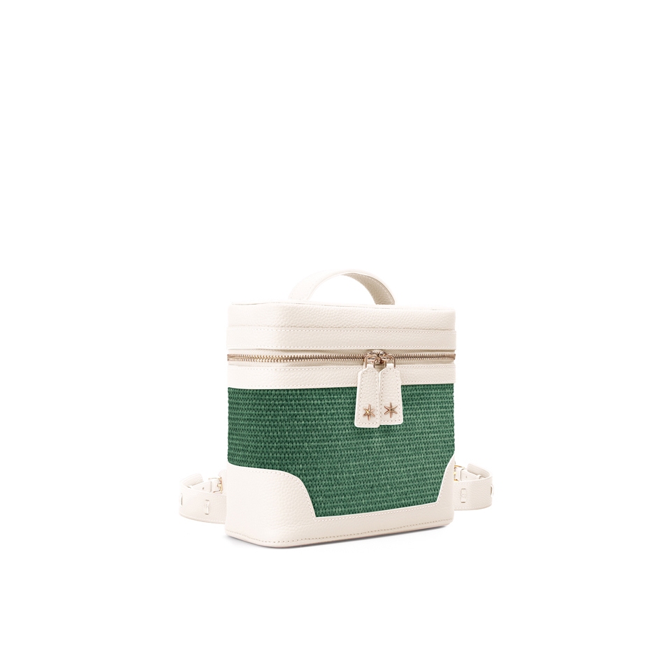 'Écrins Nacelle' Nappa Leather backpack Crème & Fougère