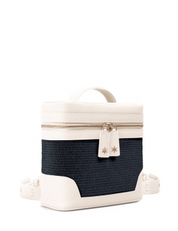 'Écrins Nacelle' Nappa Leather backpack Crème & Tison