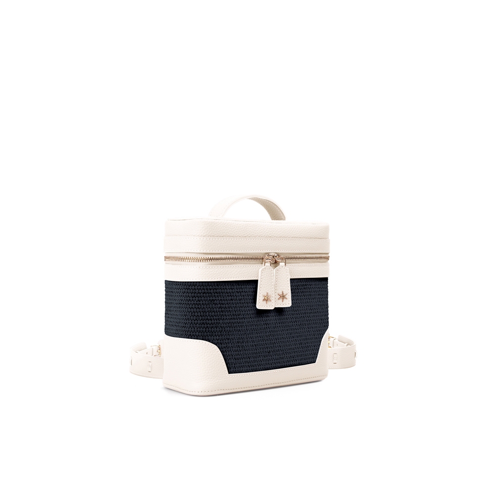 'Écrins Nacelle' Sac à dos Cuir Nappa Cream & Tison