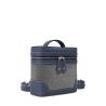 'Écrins Nacelle' Nappa Leather backpack Night Blue & Rocher