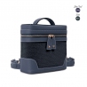 'Écrins Nacelle' Sac à dos Cuir Nappa Bleu Nuit & Tison