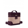 'Écrins Nacelle' Sac à dos Cuir Nappa Bleu Cassis & 'Pèche