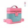 'Écrins Nacelle' Sac à dos Cuir Nappa Rose & Geai
