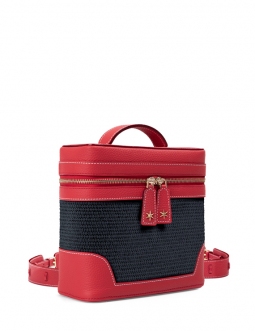 'Écrins Nacelle' Sac à dos Cuir Nappa Écrevisse & Tison