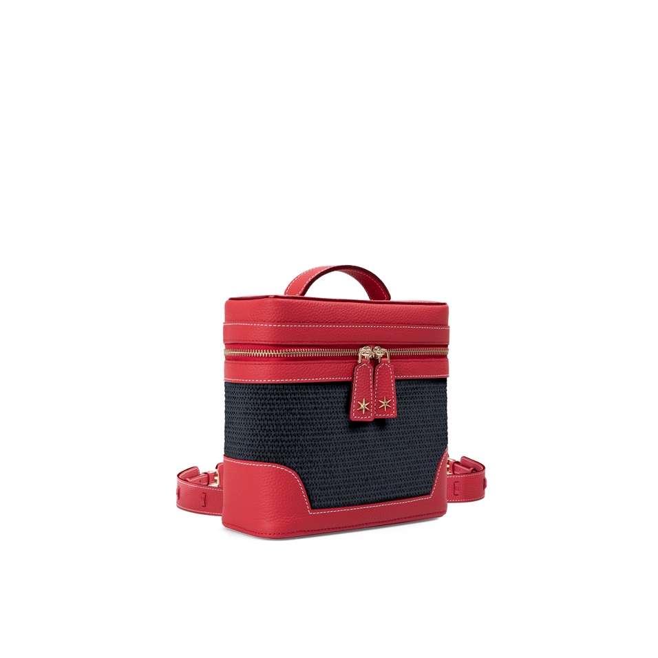 'Écrins Nacelle' Sac à dos Cuir Nappa Écrevisse & Tison