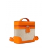 'Écrins Nacelle' Nappa Leather backpack Watermelon & Orange