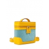 'Écrins Nacelle' Nappa Leather backpack Yellow & Geai
