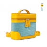 'Écrins Nacelle' Nappa Leather backpack Yellow & Geai