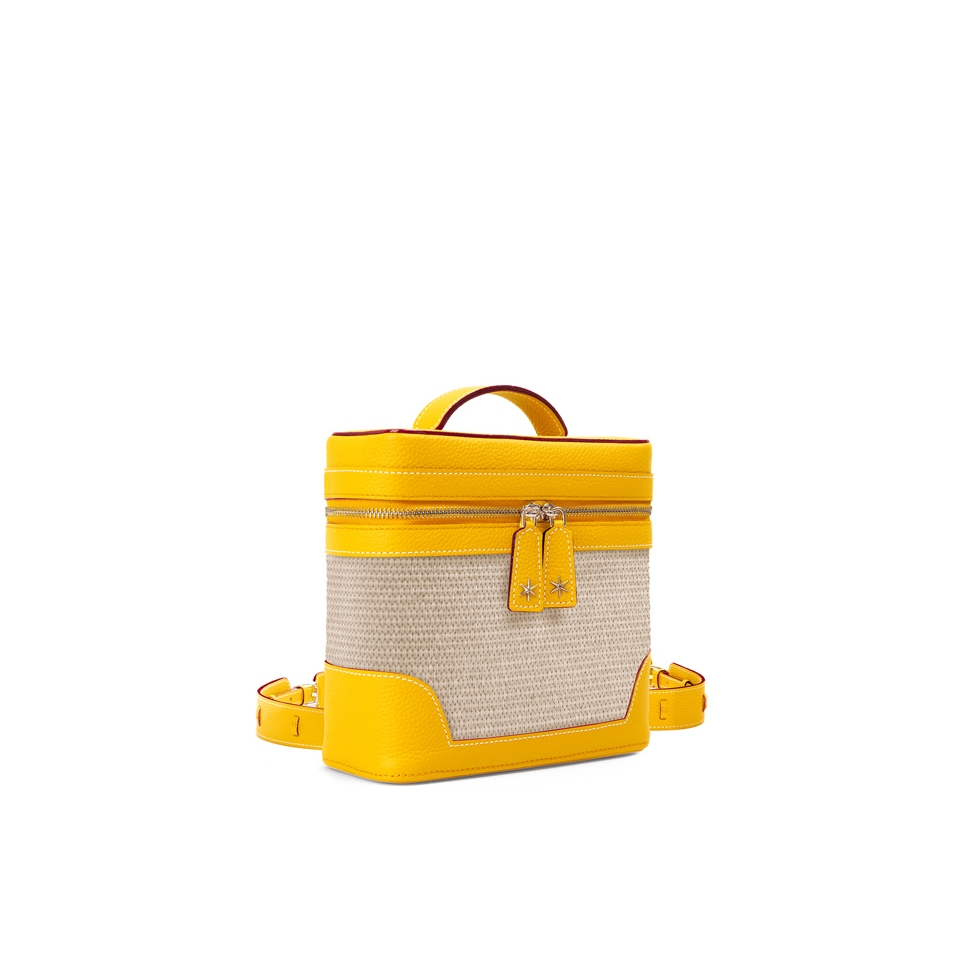 'Écrins Nacelle' Sac à dos Cuir Nappa Miel & Crème