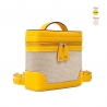 'Écrins Nacelle' Sac à dos Cuir Nappa Miel & Crème
