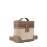 'Écrins Nacelle' Sac à dos Cuir Nappa Volcan & Crème