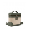 Écrins Nacelle' Nappa Leather backpack Taiga & Crème