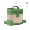 'Écrins Nacelle' Sac à dos Cuir Nappa Asperge & Crème