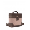 'Écrins Nacelle' Sac à dos Cuir Nappa Chocolat & Pèche
