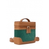 'Écrins Nacelle' Sac à dos Cuir Nappa Chocolat & Cognac