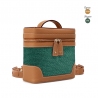 Écrins Nacelle' Nappa Leather backpack Apple Chocolate & Cognac